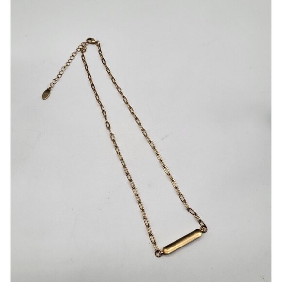 8 Other Reasons-80R Necklace Gold Tone Bar - Picture 2 of 10